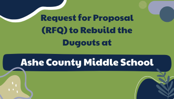  Request for Proposal (RFQ) to Rebuild the Dugouts at ACMS Ttle